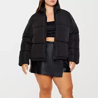 Forever 21 Lightweight Womens Juniors Plus Puffer Jacket