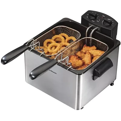 Hamilton Beach® Professional-Style Deep Fryer with 2 Baskets