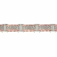 Stainless Steel 8 1/ Inch Link Link Bracelet