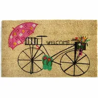 Bicycle Welcome Doormat - 18"X30"