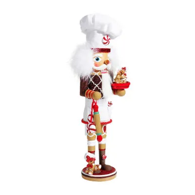 Kurt Adler 15.5-Inch Hollywoodâ™ Gingerbread Chef Christmas Nutcracker