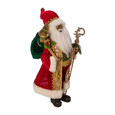 Kurt Adler 18-Inch Kringle Klaus African American Christmas Santa Figurine