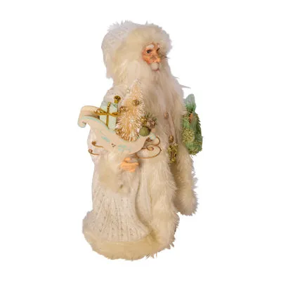 Kurt Adler 18-Inch Kringle Klaus Winter White Santa Figurine