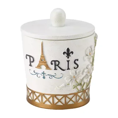 Avanti Paris Botanique Hand Painted Bathroom Canister