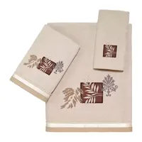 Avanti Serenity Embellished Leaf Bath Towel