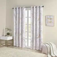 Intelligent Design Natalia Energy Saving 100% Blackout Grommet Top Single Curtain Panel