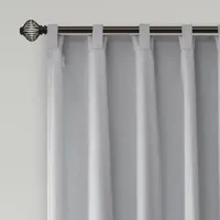 Urban Habitat Maize Embellished Light-Filtering Rod Pocket Single Curtain Panel