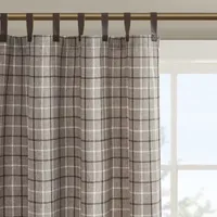 Madison Park Salford 50"W X 84"L Light-Filtering Tab Top Single Curtain Panel