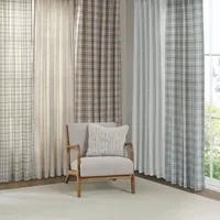 Madison Park Salford 50"W X 84"L Light-Filtering Tab Top Single Curtain Panel