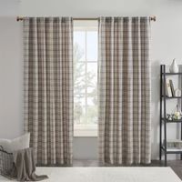 Madison Park Salford Light-Filtering Rod Pocket Single Curtain Panel