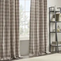 Madison Park Salford Light-Filtering Rod Pocket Single Curtain Panel