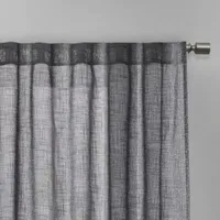 Madison Park Kyler Light-Filtering Rod Pocket Single Curtain Panel