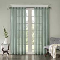 Madison Park Kaylee Sheer Rod Pocket Set of 2 Curtain Panel