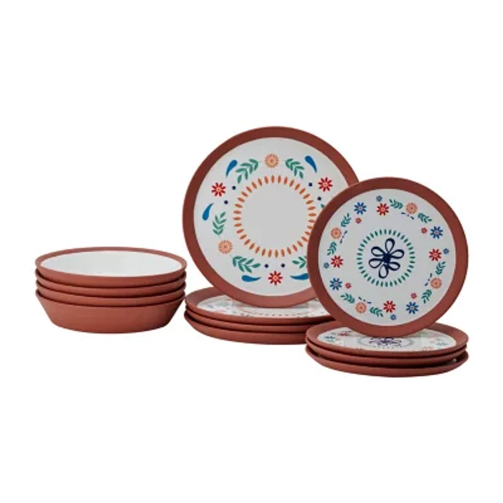 Mesa Mia Chapala 12-pc. Stoneware Dinnerware Set