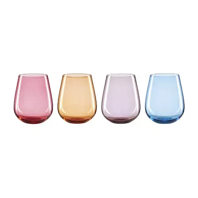 Oneida True Colors 4-pc. Stemless Wine Glass