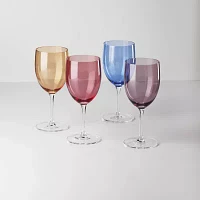 Oneida True Colors 4-pc. Wine Glass