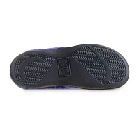 Isotoner® Mixed Microterry Hoodback Clog Slippers