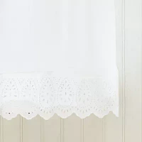 CHF Penny Eyelet 2-pc. Rod Pocket Window Tier