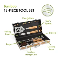 Cuisinart Outdoors Bamboo Tools 13-pc. Kitchen Utensil Set