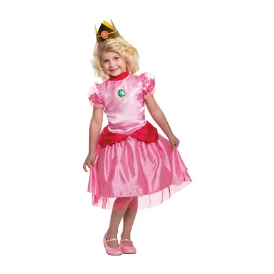 Toddler Girls Princess Peach Costume