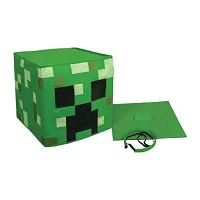 Little & Big  Unisex Minecraft Creeper Headpiece Block Head Costume Accessory