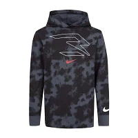 Nike 3BRAND by Russell Wilson Big Boys Hooded Long Sleeve Graphic T-Shirt