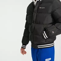 Champion Quilted Mens Heavyweight Bomber Puffer Jacket