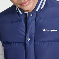 Champion Quilted Mens Heavyweight Bomber Puffer Jacket