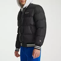 Champion Quilted Mens Heavyweight Bomber Puffer Jacket