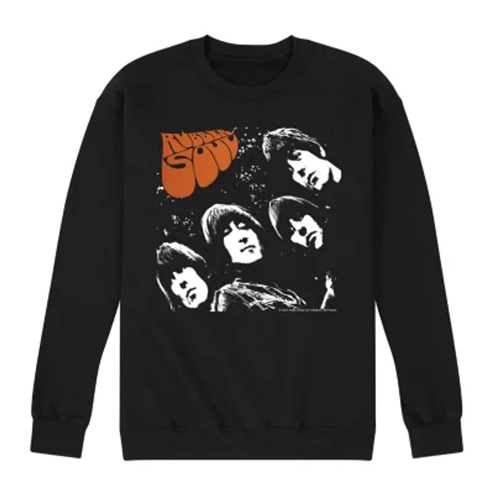 Mens Long Sleeve The Beatles Graphic T-Shirt