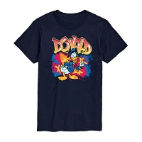 Mens Short Sleeve Donald Duck Graphic T-Shirt