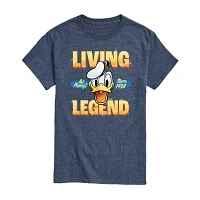 Mens Short Sleeve Donald Duck Graphic T-Shirt