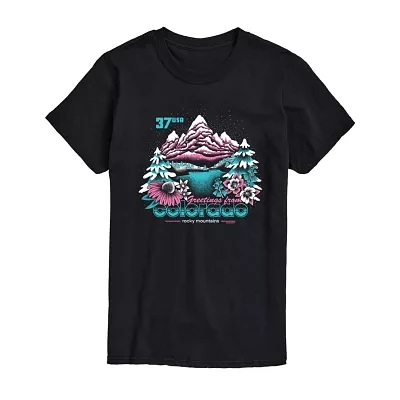 Mens Short Sleeve Colorado Graphic T-Shirt