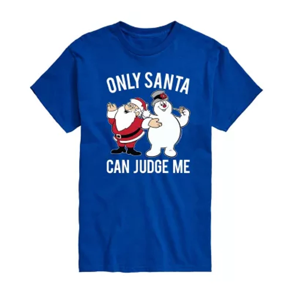 Mens Short Sleeve Frosty the Snowman Graphic T-Shirt