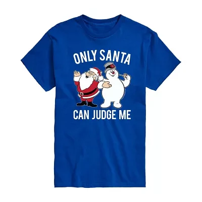 Mens Short Sleeve Frosty the Snowman Graphic T-Shirt