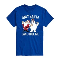 Mens Short Sleeve Frosty the Snowman Graphic T-Shirt