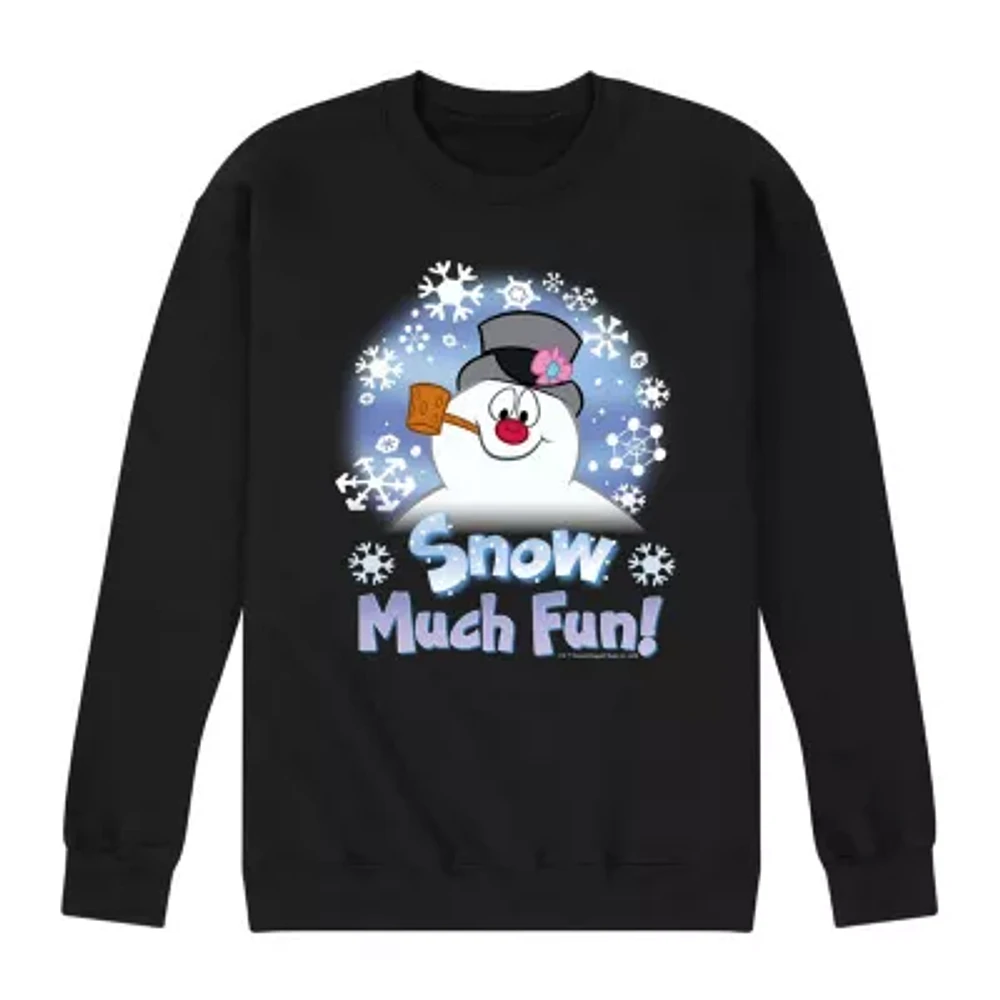 Mens Long Sleeve Frosty the Snowman Sweatshirt