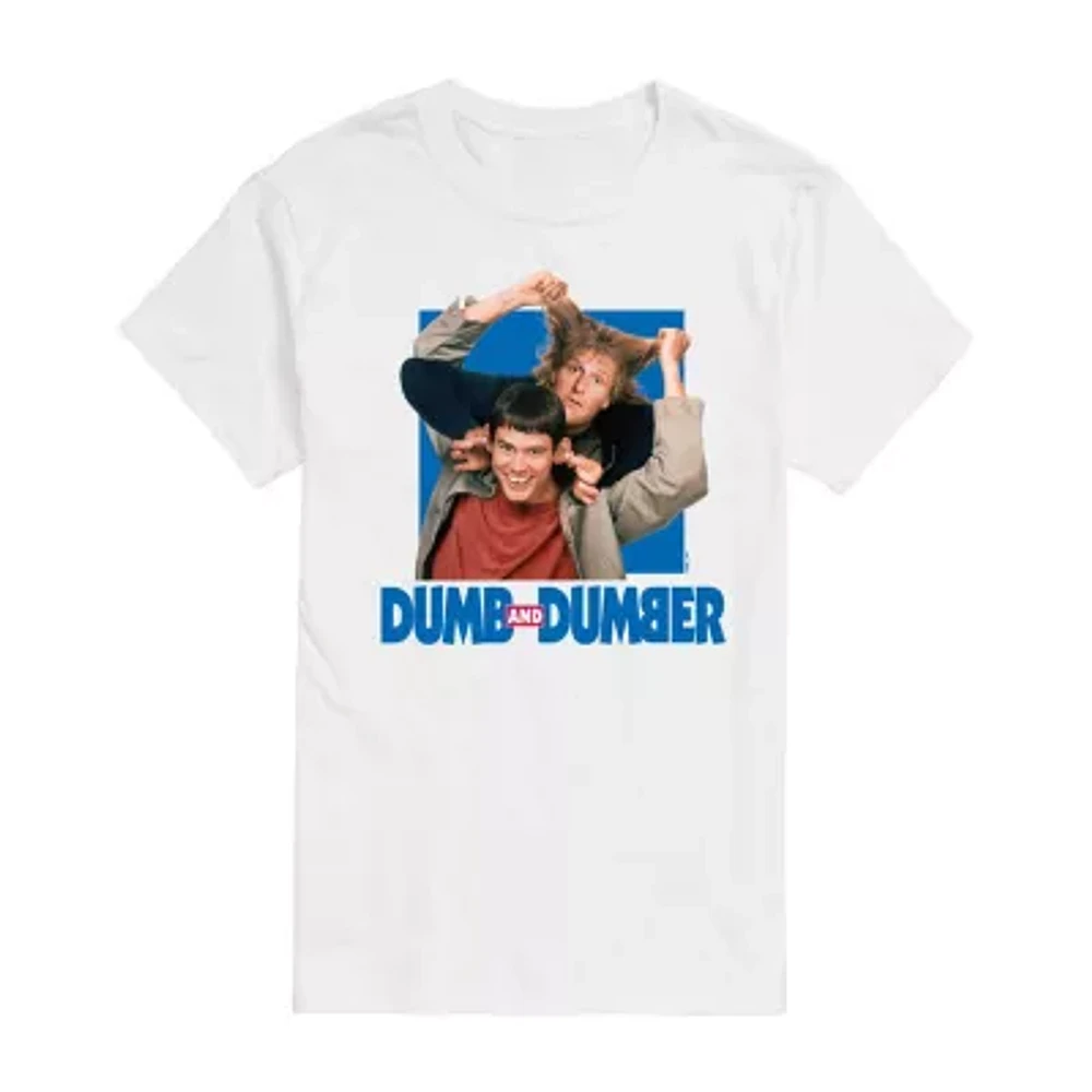 Mens Short Sleeve Dumb and Dumber Graphic T-Shirt