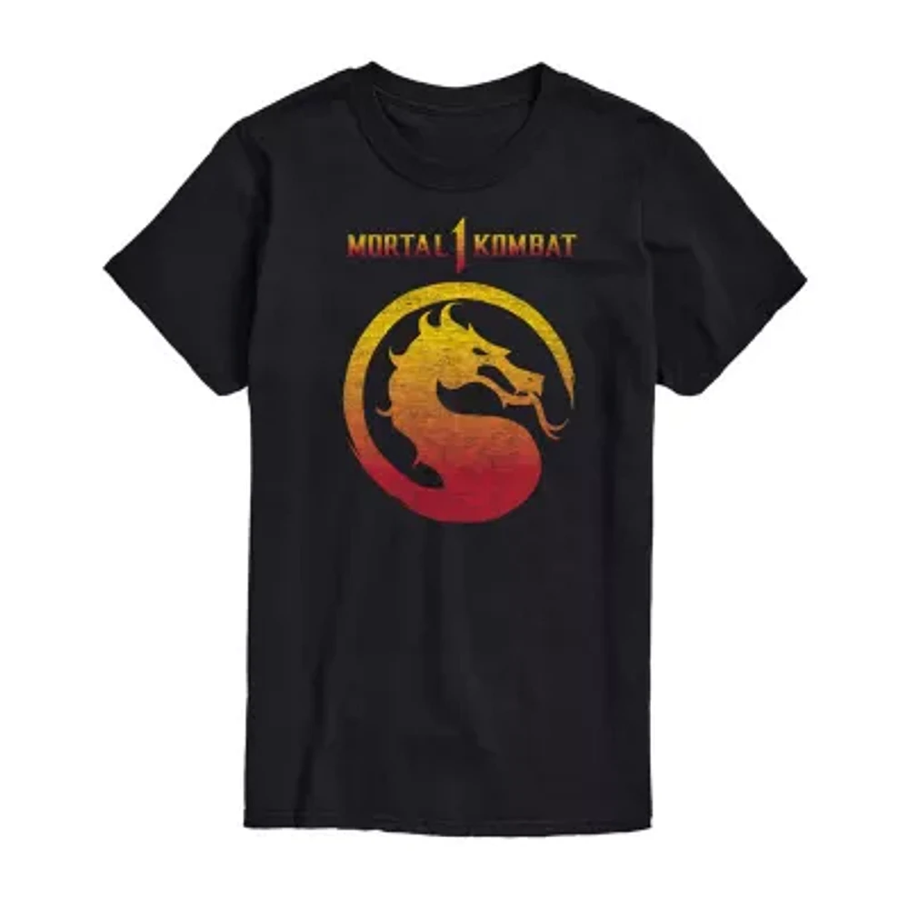 Mens Short Sleeve Mortal Kombat Graphic T-Shirt