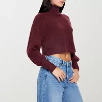 Forever 21 Juniors Womens Turtleneck Long Sleeve Pullover Sweater