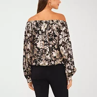 Sam And Jess Womens Long Sleeve Blouse