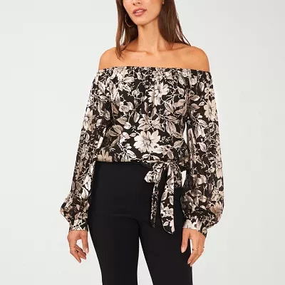 Sam And Jess Womens Long Sleeve Blouse