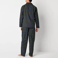 Stafford Modal Mens Long Sleeve 2-pc. Pant Pajama Set