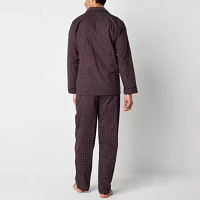 Stafford Modal Mens Long Sleeve 2-pc. Pant Pajama Set