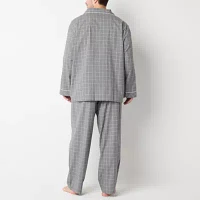 Stafford Modal Mens Big Long Sleeve 2-pc. Pant Pajama Set