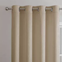 Regal Home Ayden Solid Grommet Top Energy Saving Blackout Single Curtain Panels