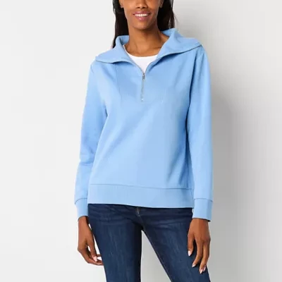 St. John's Bay Womens Long Sleeve Sweatshirt