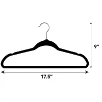 Elama Velvet Slim Profile Heavy Duty Felt 100-pc. Hangers