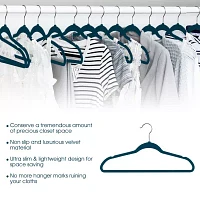 Elama Velvet Slim Profile Heavy Duty Felt 30-pc. Hangers