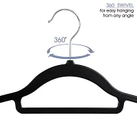 Elama Plastic Non Slip 50-pc. Hangers